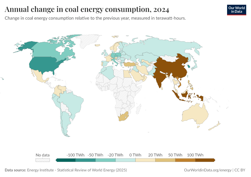 A thumbnail of the "Annual change in coal energy consumption" chart